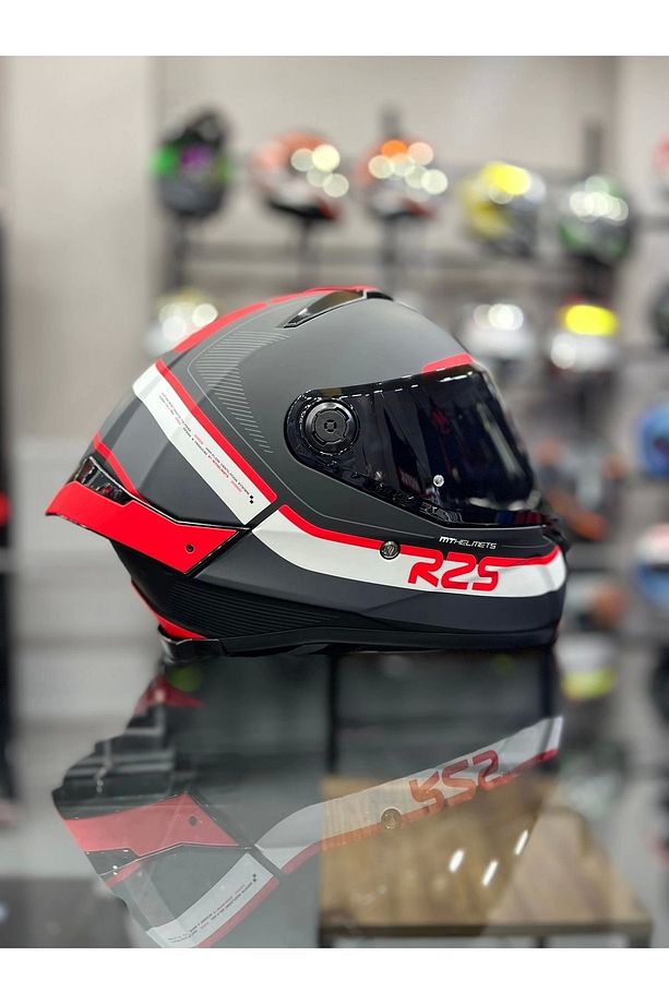 THUNDER 4 R25 B5 MATT KASK motozilla ŞEFFAF VİZÖRLÜ - 3