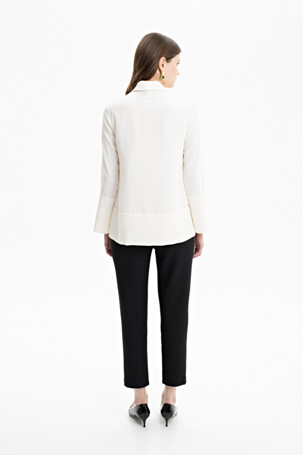 ربطة عنق بلوزة أنيقة - 4