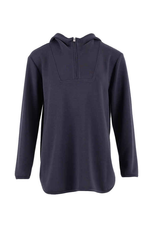 Kapüşonlu Spor Sweat - 1