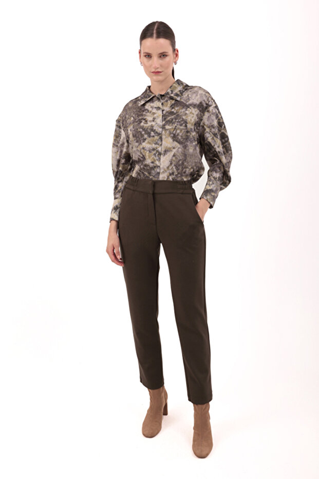 بنطلون بجوانب مطاطية - 1