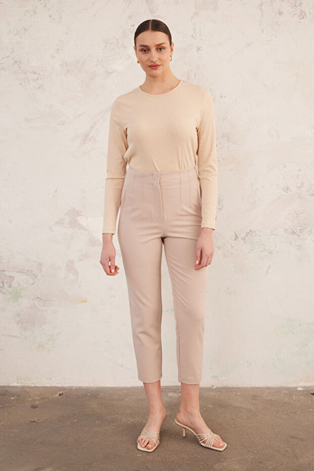 Yüksek Bel Pantolon - 2