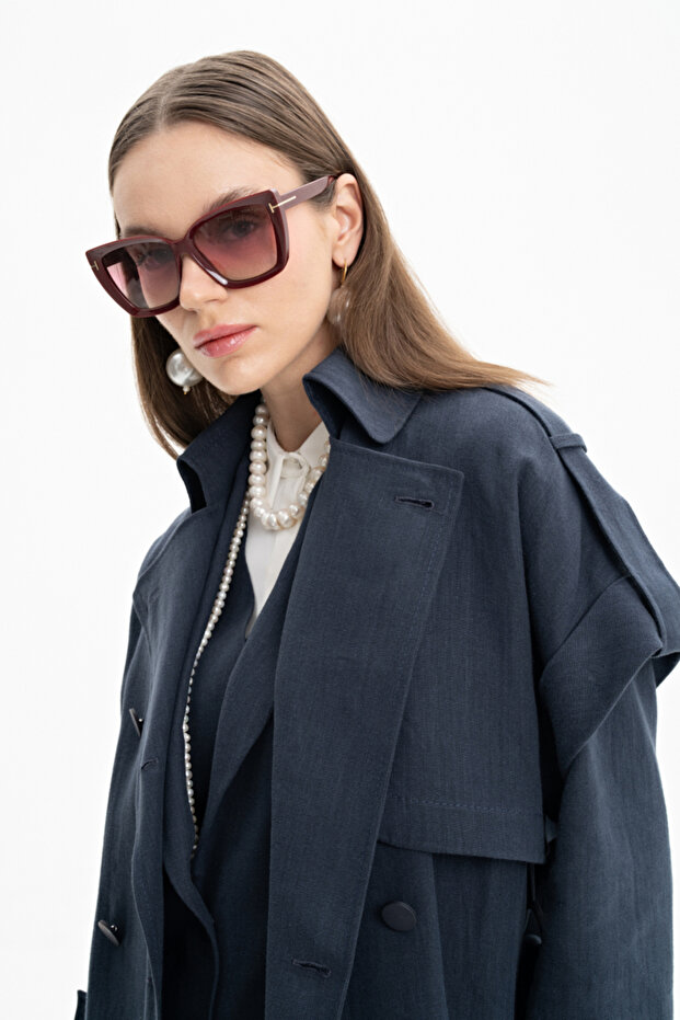 Apoletli Keten Yelek - 3