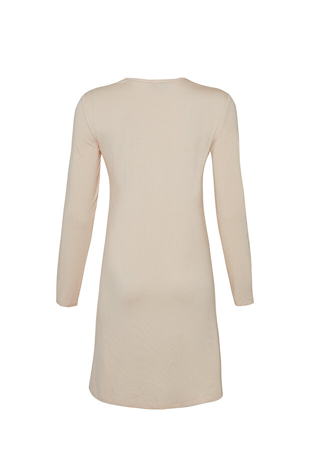 Crew Neck Long Sleeve Tunic - 3