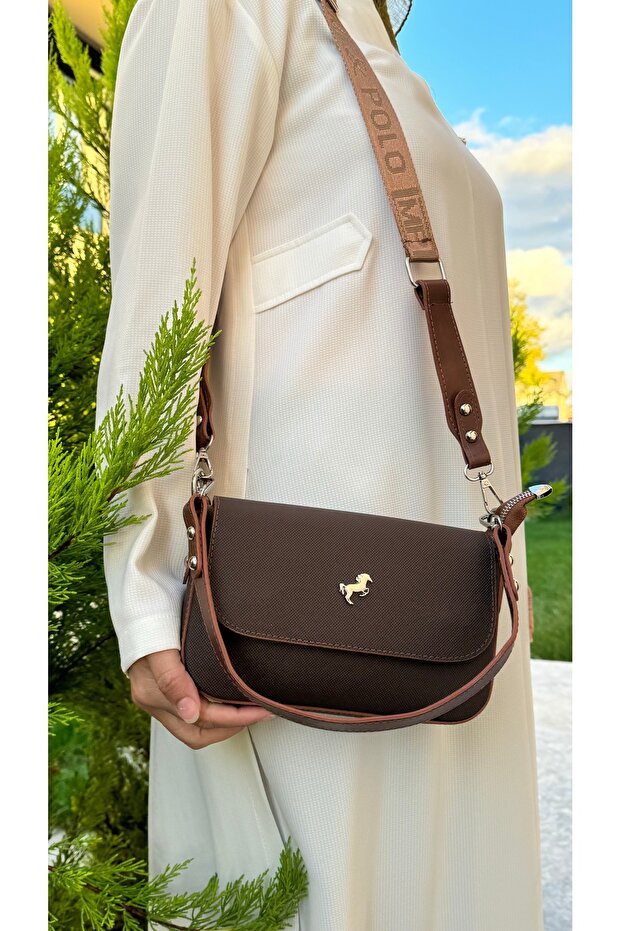 WOMEN'S ORIGINAL LACOS 3 COMPARTMENT SHOULDER AND CROSSBODY BAG