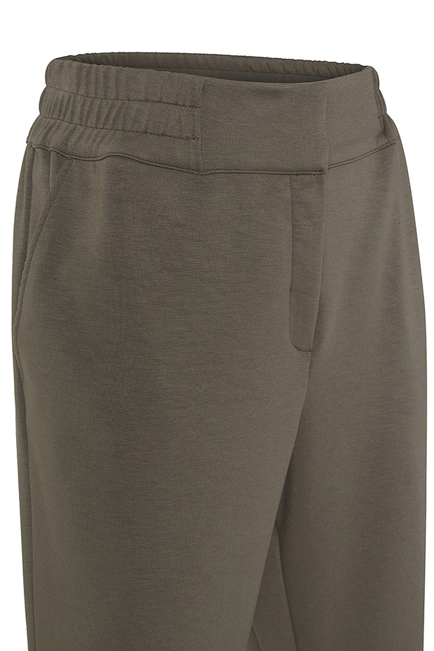 Beli Lastikli Örme Pantolon - 2