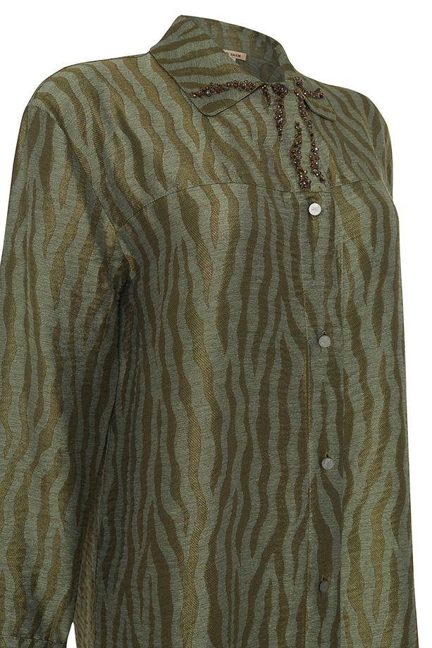 Zebra Desen İşlemeli Tunik - 2
