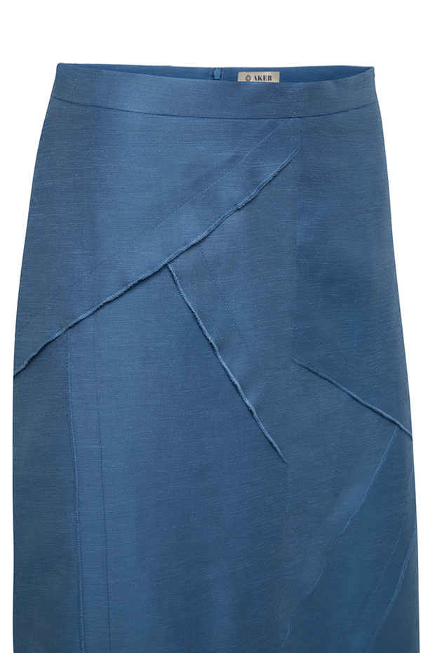 Parçalı Keten Etek - 2