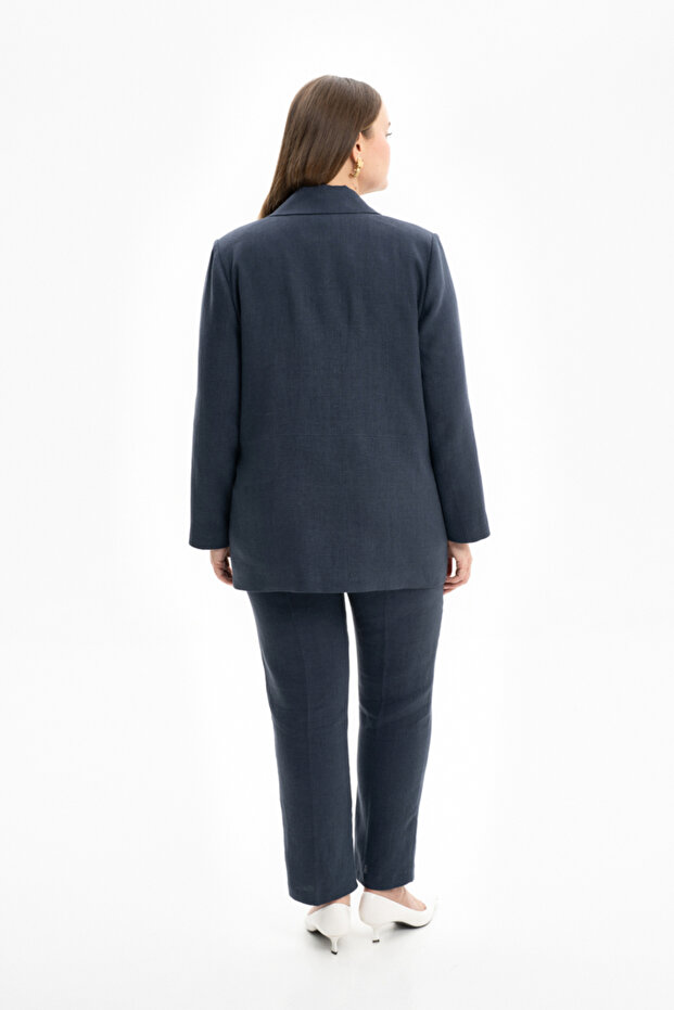 Klasik Keten Ceket - 3