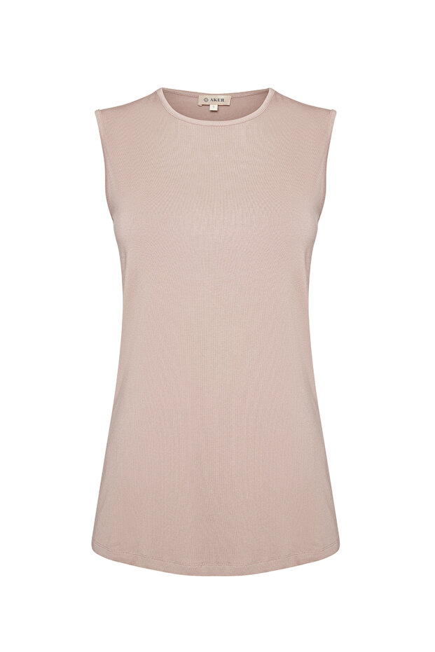 Crew Neck Zero Sleeve Bodysuit - 1