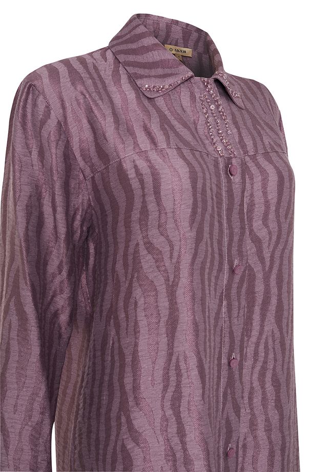 Zebra Desen İşlemeli Tunik - 2