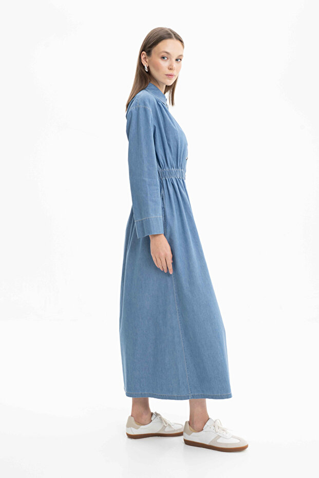 Beli Lastikli Jean Pardösü - 2