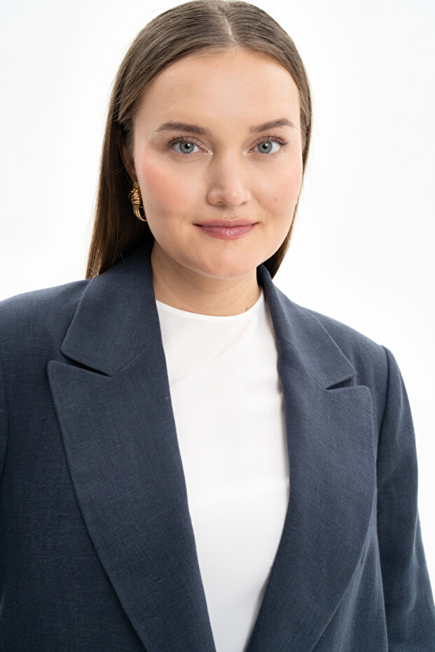 Klasik Keten Ceket - 2