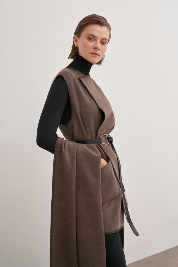 9141111  Dikişli Yelek - 5