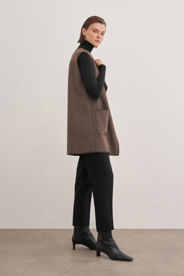 9141111  Dikişli Yelek - 2