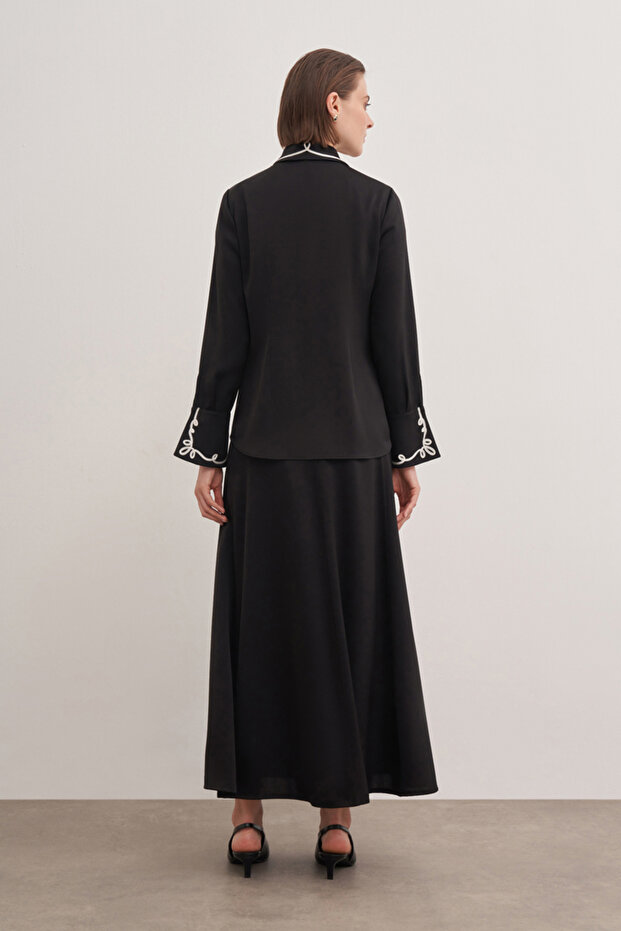 116811 Beli Kemerli Kiloş Etek - 6