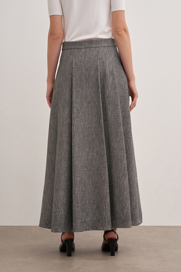 Beli Lastikli Etek - 6