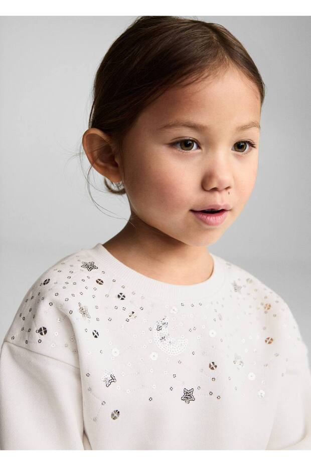 Pul Detaylı Sweatshirt - 7