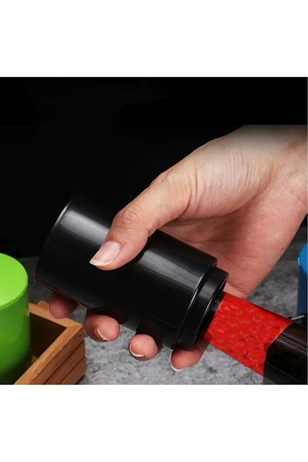Automatic & Practical Bottle Opening Push to Check Bottle Soda Gas Cap Opener Corkscrew - 4