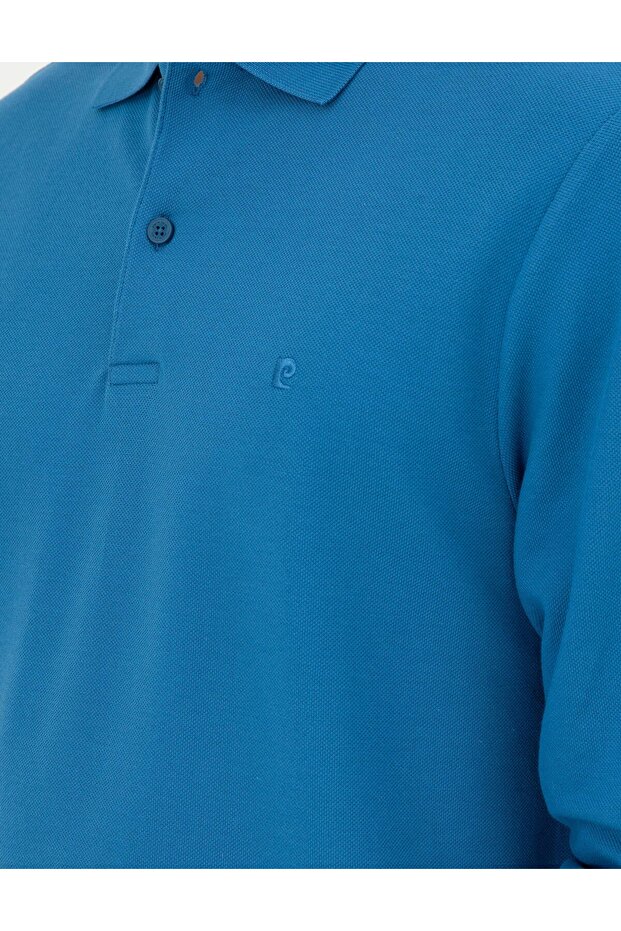 İndigo Slim Fit Basic Sweatshirt 50294438-VR028 - 7