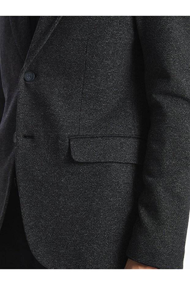 LCWAIKIKI Formal Dar Kalıp Erkek Blazer Ceket - 3