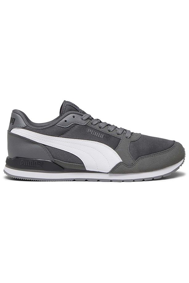 St Runner V3 Mesh 384640-14 Erkek Spor Ayakkabı Gri - 1