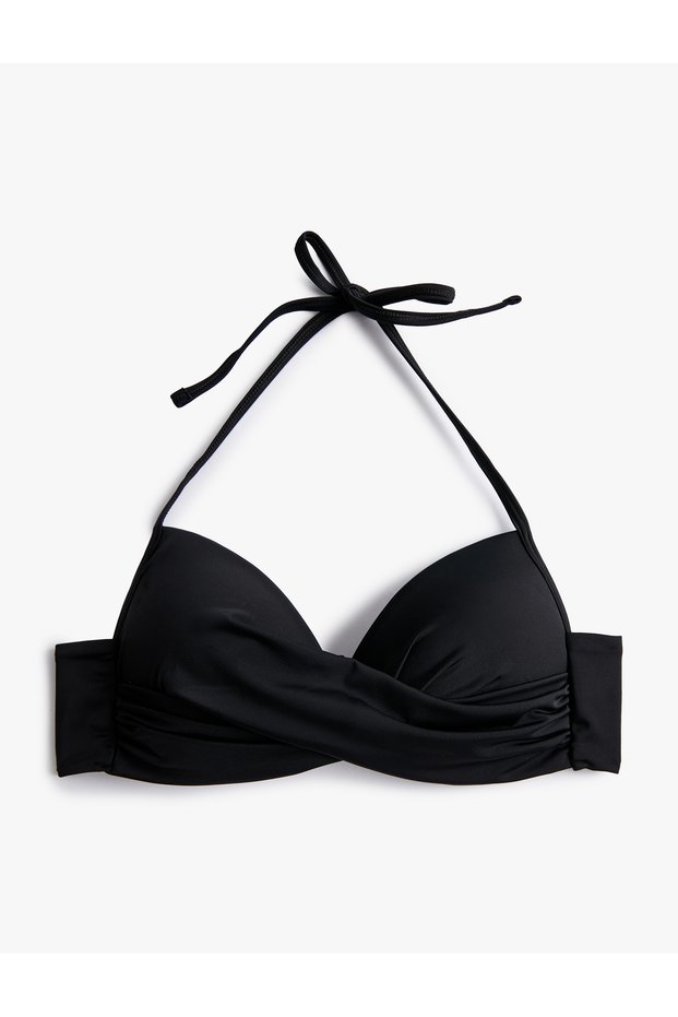 Push Up Bikini Top with Halter Neck Padding