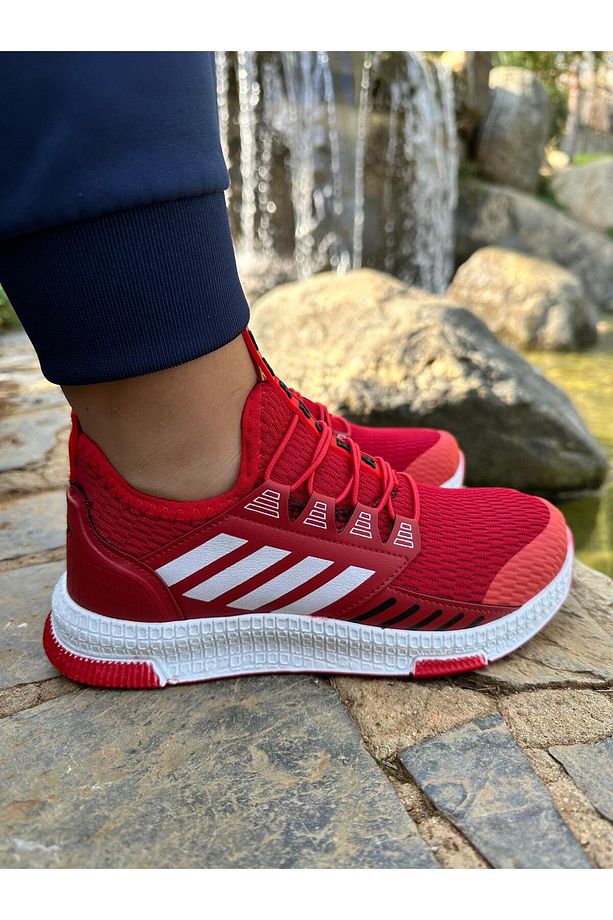 Fileli Yazlık Yürüyüş Ortopedik Rahat Hafif Taban Lastikli Çocuk Spor Ayakkabı Sneaker - 2