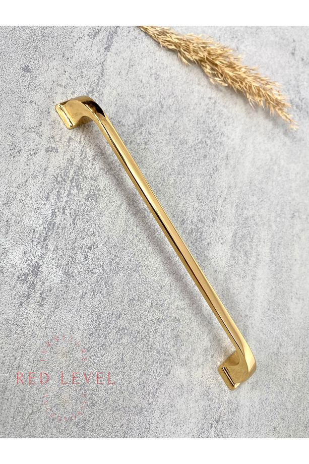 Defne 160 mm Altın Modern Kulp Modelleri Lüks Country Mutfak Dolap Çekmece Mobilya Kulbu - 2