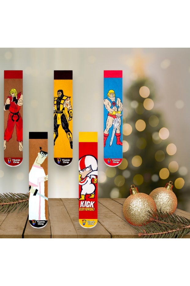 Set of 5 Fight Club Colorful Socks