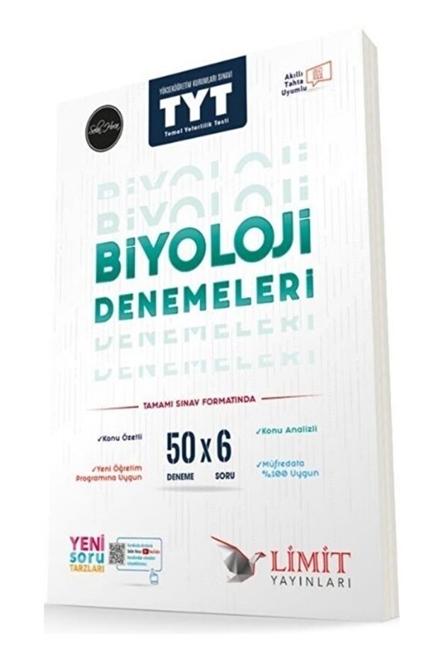 Limit Tyt Biyoloji 50x6 Denemeleri (İLETİŞİM HATTIMIZ 0552 649 47 46) - 1