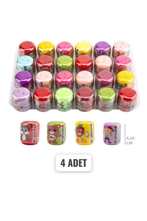 Nostaljik Yumurta Oyuncak Kutusu Mini Babybox 4 Adet - 1