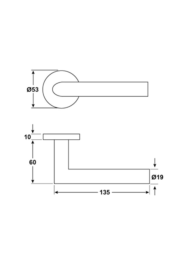 Werner Kapı Kolu Barelli Tipi Mat Nikel Renkli - 2