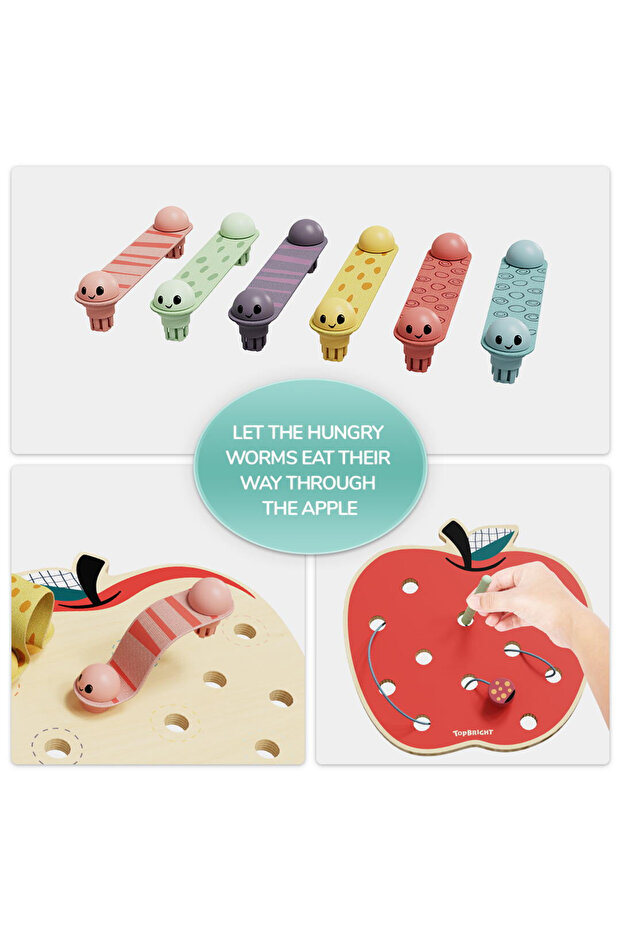Skill game - Apple with worms - 5