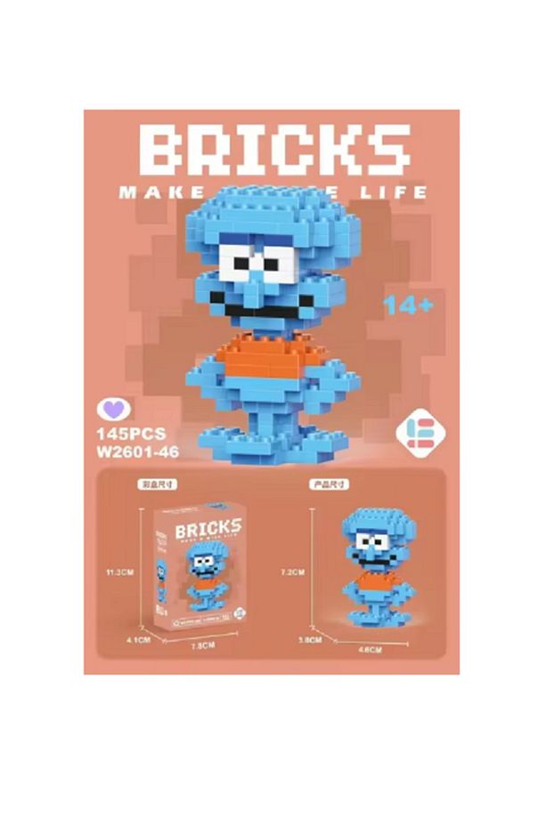 Sünger Bob, Bay Yengeç, Patrick, Squidward Figürü 3d Yapboz Puzzle Yapı Oyuncakları - 1