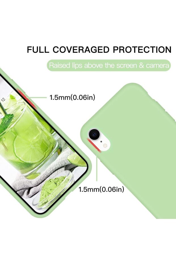 غطاء حماية داخلي مخملي متوافق مع هاتف Iphone XR - 7