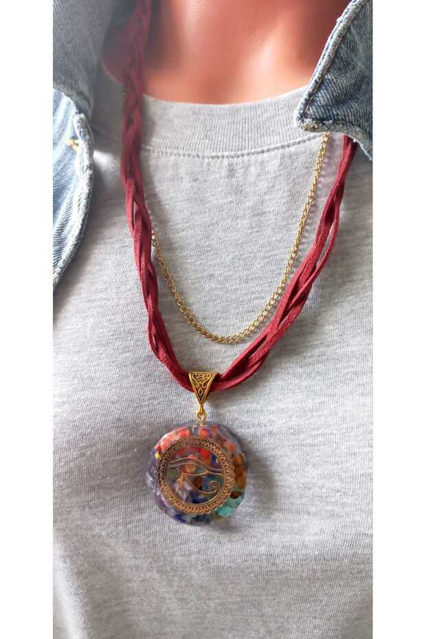 Çakra Doğaltaş Kolye - 1