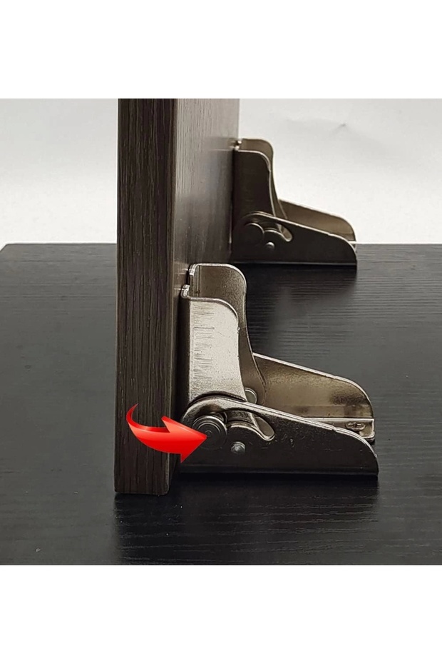 2 Pcs. Folding Table Leg Attachment - Mini Shelf Kitchen Bed Study Table - 3