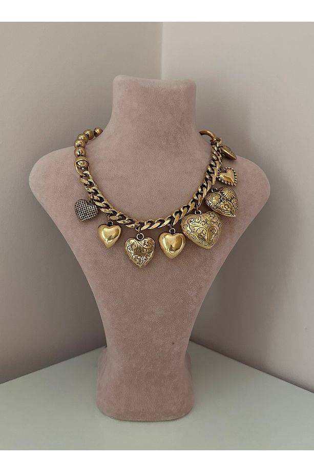 Kalp Marka Charm Kolye - 1