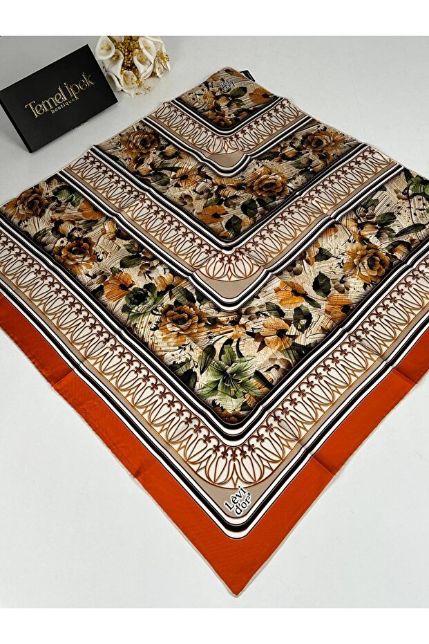 Twill Silk Scarf - 1