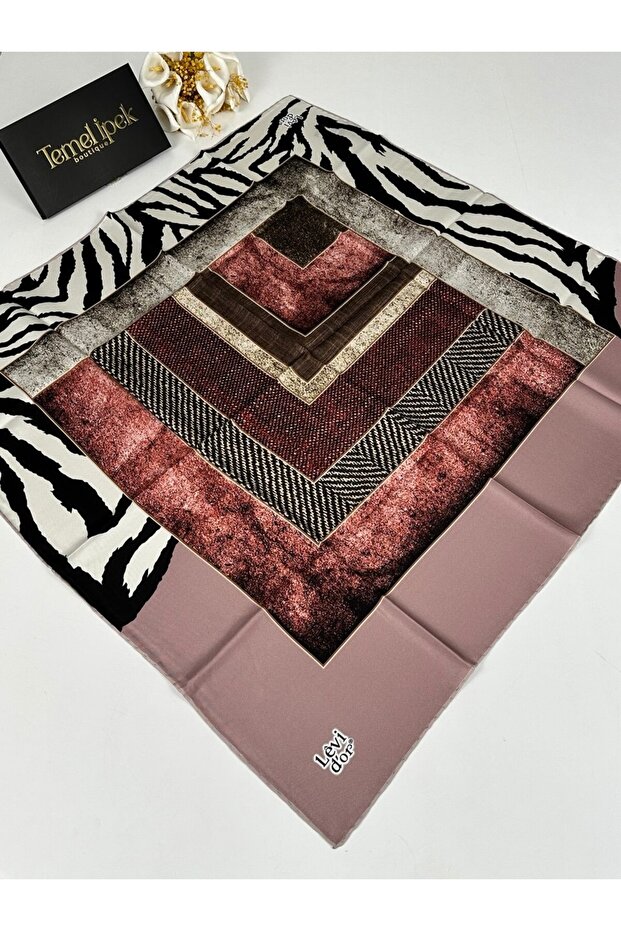 Twill Silk Scarf - 1