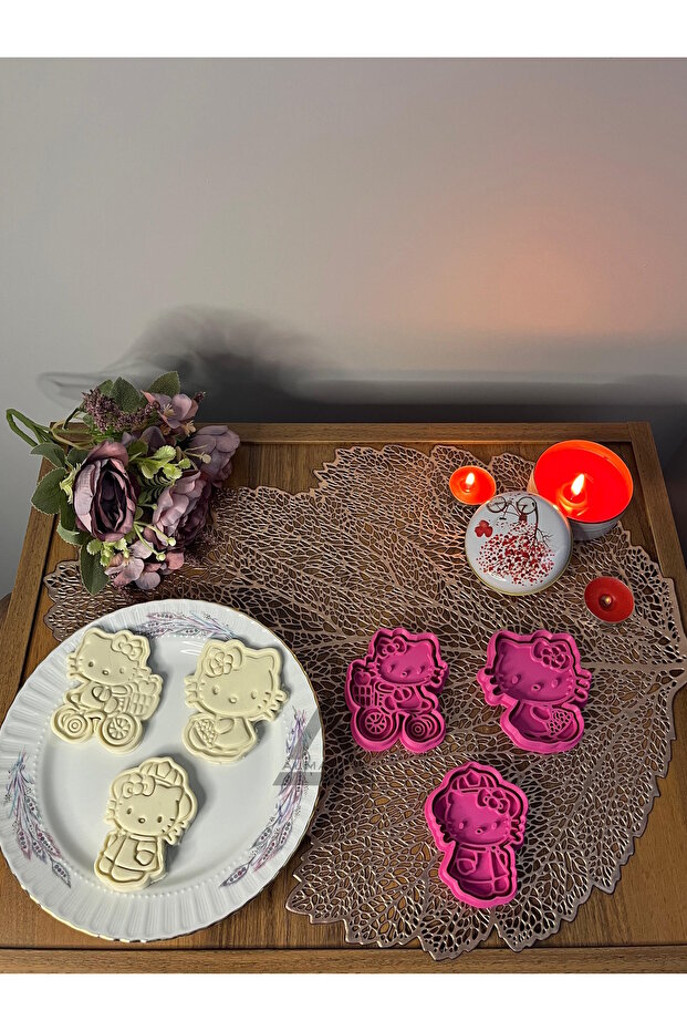 Hello Kitty Kurabiye Kalıbı Set-2 (3'LÜ) - 3