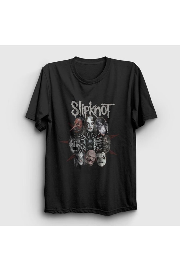 Unisex Black Band V2 Slipknot T-Shirt 2913Zw