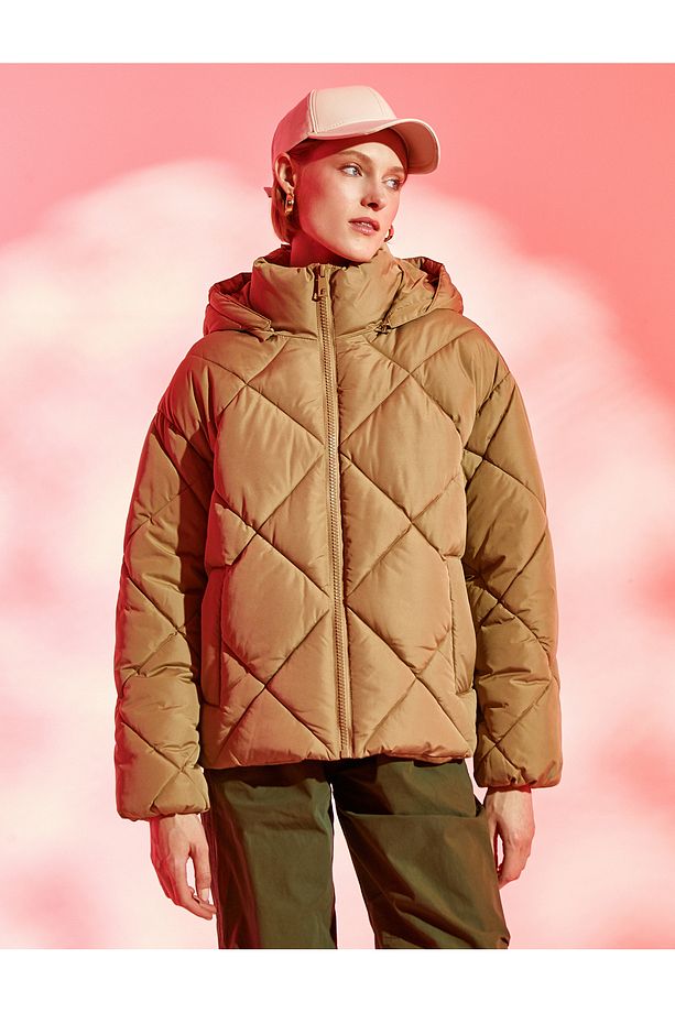 Oversize Anorak Kapüşonlu Cepli - 5