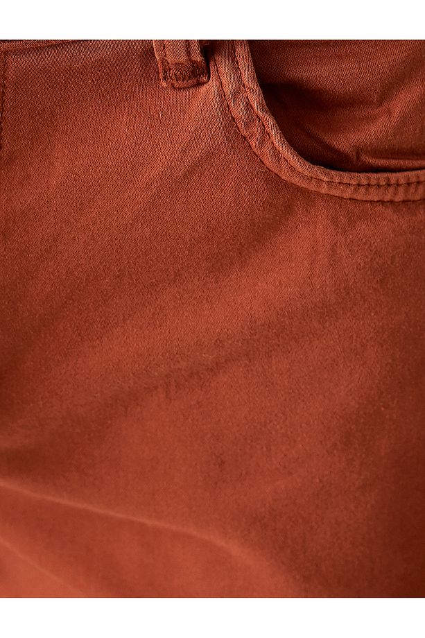 Katlı Paça Gabardin Şort - 6