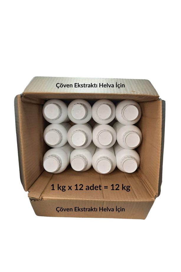 Çöven Ekstraktı Özütü Helva İçin 1 kg x 12 Adet - 3