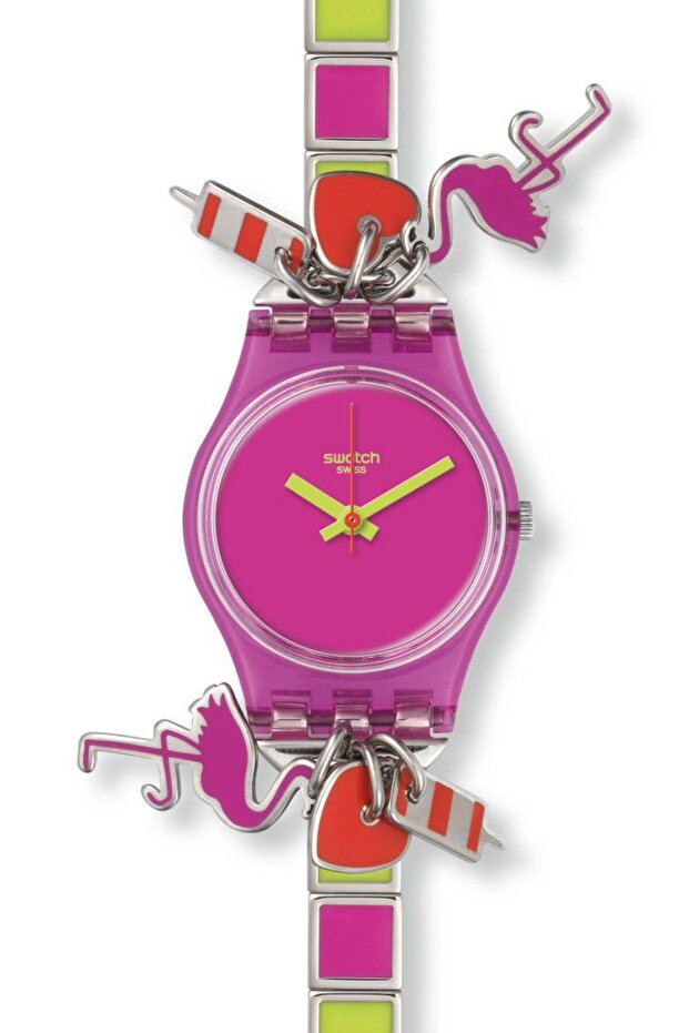 Two Tone Stainless Pink dial Watch for Women's LP139G - 1