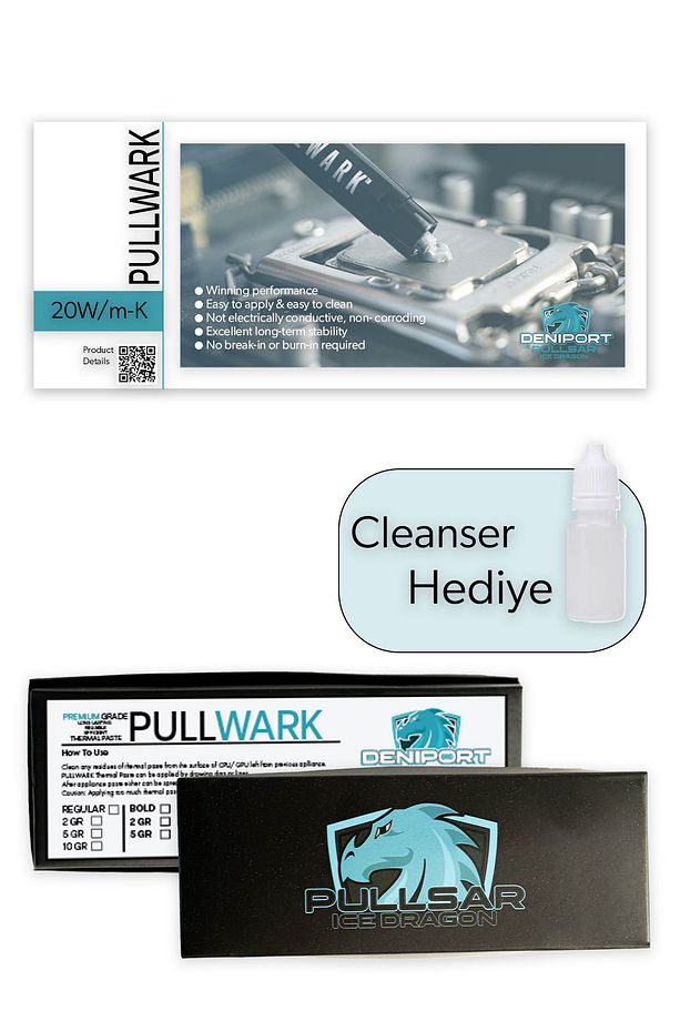® Pullwark Regular 20w/m-k | Termal Macun | 5gr Yüksek Performanslı Ve Iletken Macun - 5