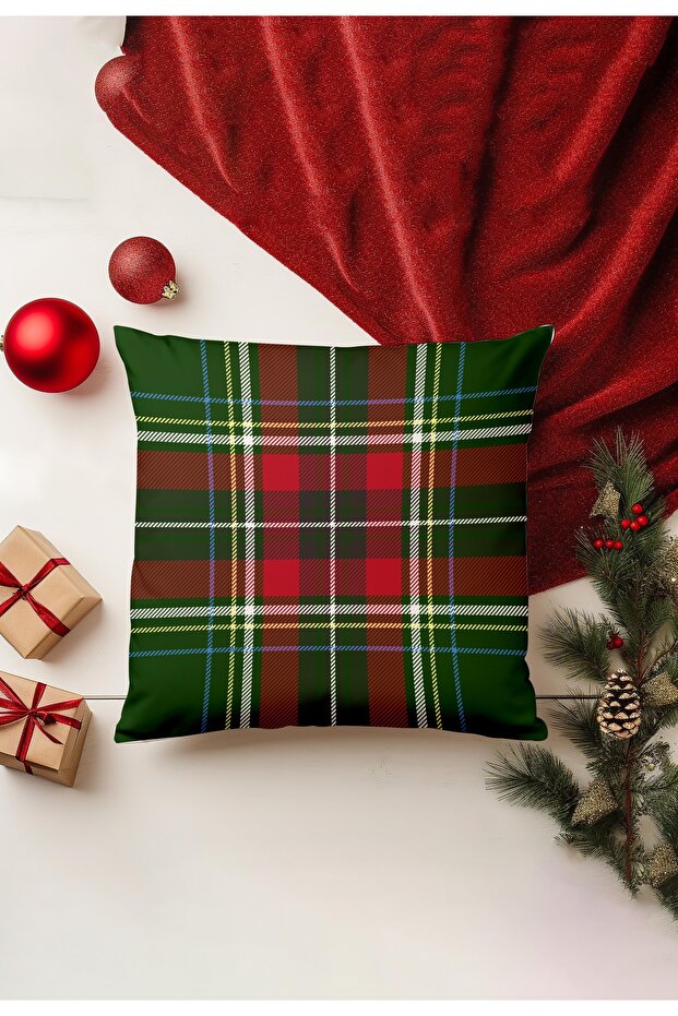 Christmas Themed Throw Pillow Cover / Christmas - Christmas Cushion Cover (Double-Sided Printed - Hidden Zipper)