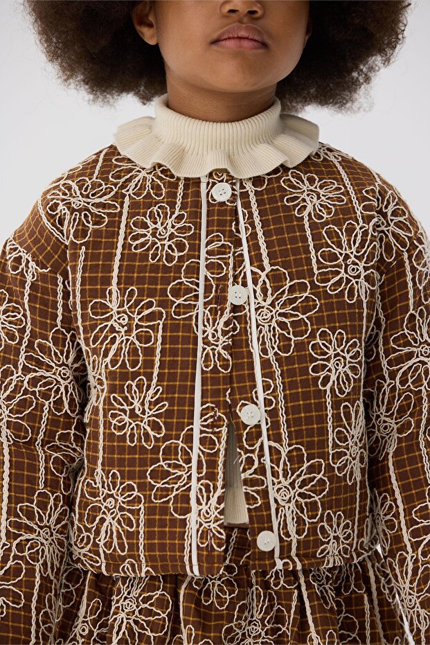 سترة منقوشة للفتيات من BG Store - 3