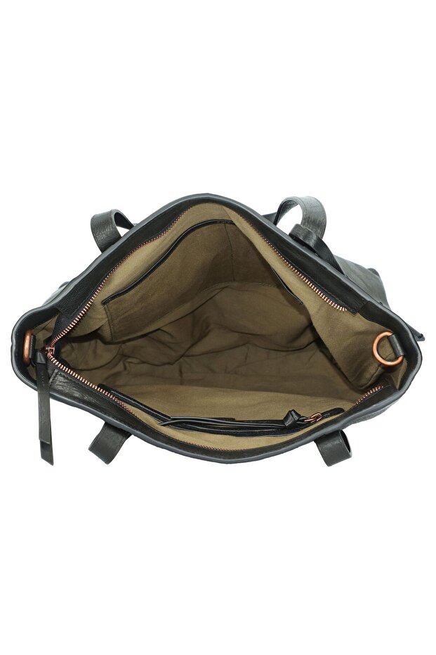 Sona Zip Shopper Tasche Leder 31 cm - 5